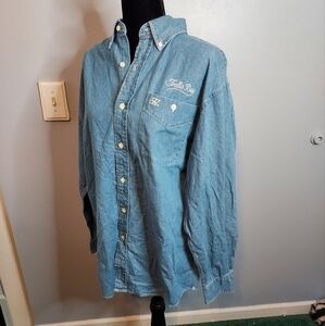 Cutter And Buck Men's Button Down Long Sleeve Shirt Size Large